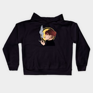 Smoking Lady Kids Hoodie